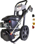 Simpson Cleaning 3200 PSI Gas Pressure Washer, 2.5 GPM Residential Power Washer with Soap Tank and Turbo Nozzle, 25' Hose, Clean Machine, 49-State (CM61456)