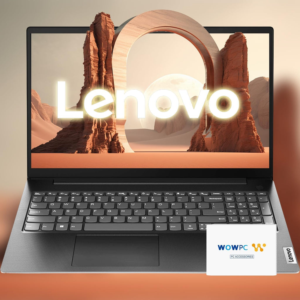 Lenovo V15 Series Laptop • 32GB RAM • 1TB Storage (512GB SSD + 512GB External) • 15.6 FHD Display w/Low-Blue Light • Intel Processor • HDMI • Ethernet Port • Windows 11 Pro • w/WOWPC Bundle