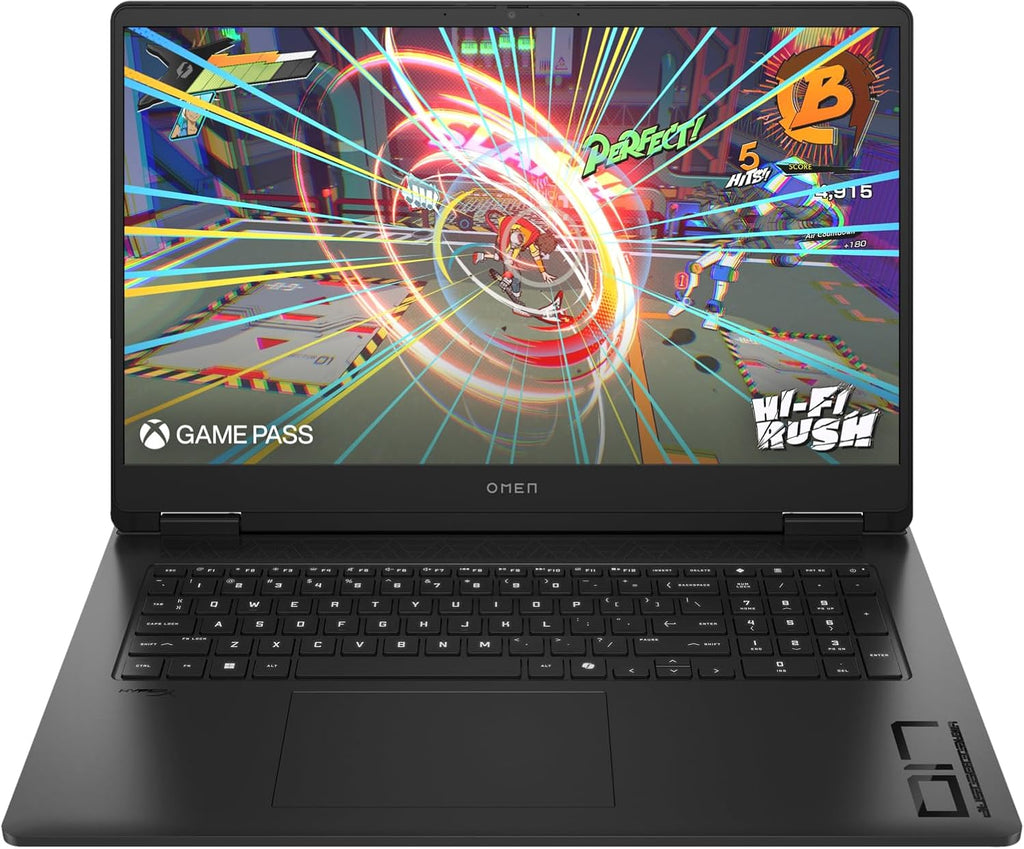 HP Omen 17.3' 144Hz FHD (1920x1080) IPS Laptop 2025 New | AMD Ryzen AI 9 365 10-Core | NVIDIA GeForce RTX 5060 | Single-Zone RGB Backlit Keyboard | Wi-Fi 6E | 32GB DDR5 2TB SSD | Win11 Pro