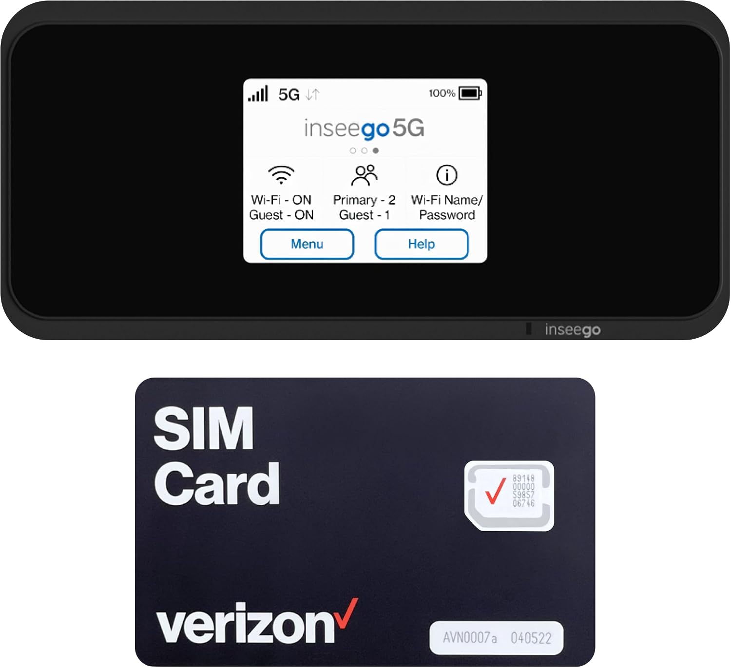 5G Mobile Portable WiFi, Verizon Wireless Jetpack Inseego MiFi M2100, Free VPN Mobile Hotspot for Travel, Unlocked Globally, Speed Up to 2,7 Gbps, Use 8 hrs, EVDO-LINK Bundle (Budget)