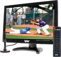 Tyler 14' Portable TV LCD Monitor 1080P Rechargeable Lithium Battery Operated, 2 Antenna, HDMI, USB, RCA, FM Radio, Digital Tuner, AV Inputs, AC/DC, TV Stand and Remote Control for Car Travel
