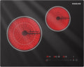 GASLAND Electric Cooktop 21 Inch, ETL Certificated 2 Burners, 3700W Built-in Radiant Stove Top With 16 Power Levels, 240V Ceramic Stovetop for Apartment, Slide Touch Control