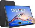UPERFECT Portable Monitor Touchscreen 15.6 Inch 125% sRGB Travel Monitor Built-in Adjustable Stand, Speaker, VESA Mountable, USB-C HDMI Ultra-Slim Second Screen for Laptop Mac-Book Phone Game Console