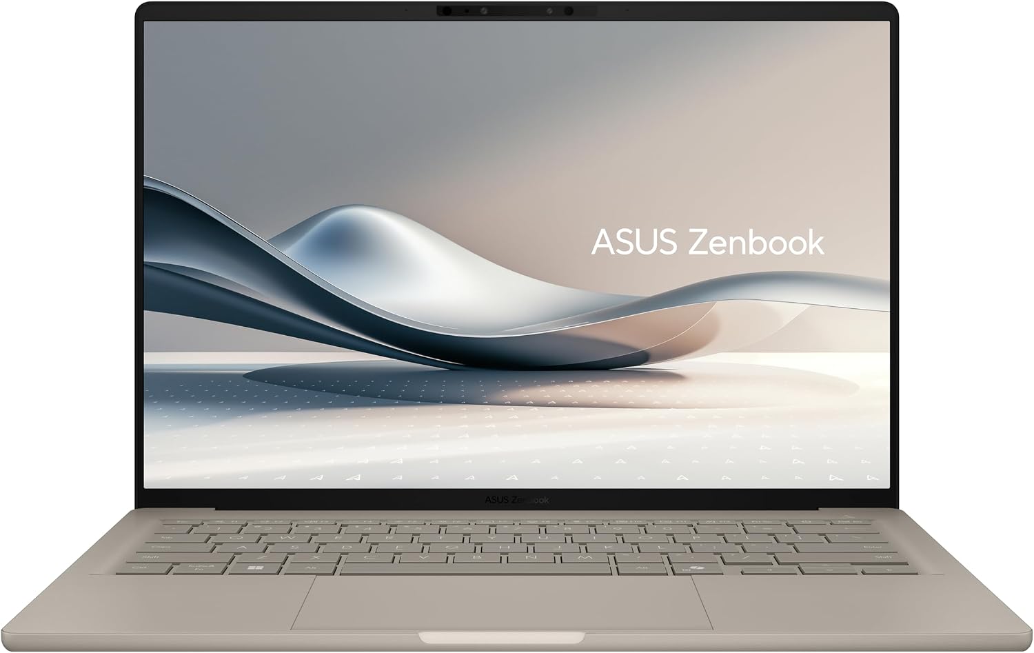 ASUS Zenbook A14; Copilot+ PC, Ultrathin Laptop, 14' WUXGA OLED, Snapdragon® X Processor, 16 GB Memory, 512GB SSD, Wi-Fi 6E, Zabriskie Beige, UX3407QA-DS52-CB