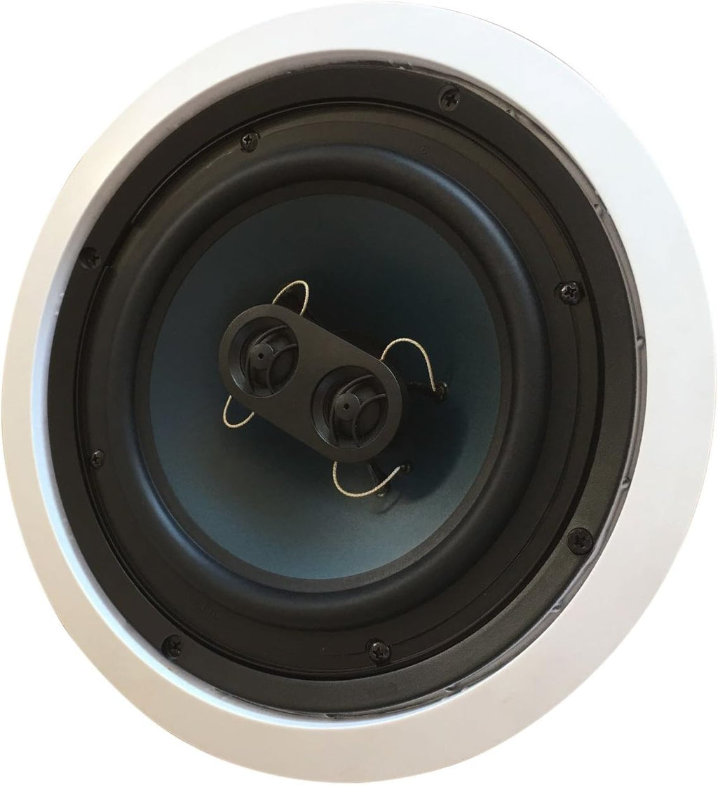 82S2C Silver Ticket In-Wall In-Ceiling Speaker with Pivoting Tweeter (2 Channel Stereo 8 Inch in-ceiling) 11 Inch overall size