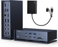 iVANKY FusionDock Max 1 with DisplayLink Adapter, Dual Thunderbolt 4 Chips for six Extended displays for M5/M4/M3/M2/M1 Pro/Max MacBook，Quad 6K@60Hz and Dual 4K@60Hz