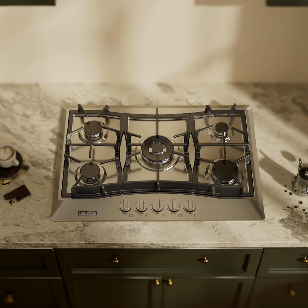 Empava 30' Gas Cooktop in Stainless Steel with 5 Burners 30XGC21
