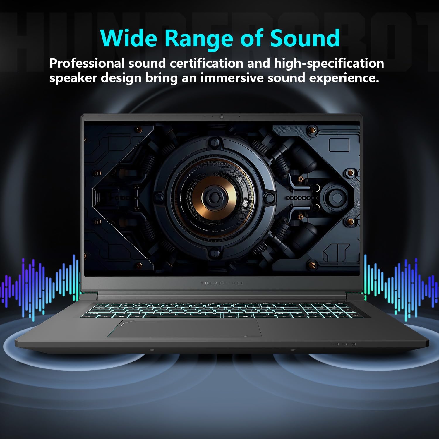 Thunderobot Storm 17 5060 17 inch Gaming Laptop, 17.3' QHD 165Hz 2K Display, Core i7-13620H, GeForce RTX 5060, 16GB DDR5 RAM, 1TB SSD, HDMI, Type-C, RGB Backlit Keyboard, Wi-Fi 6, Win 11 Home