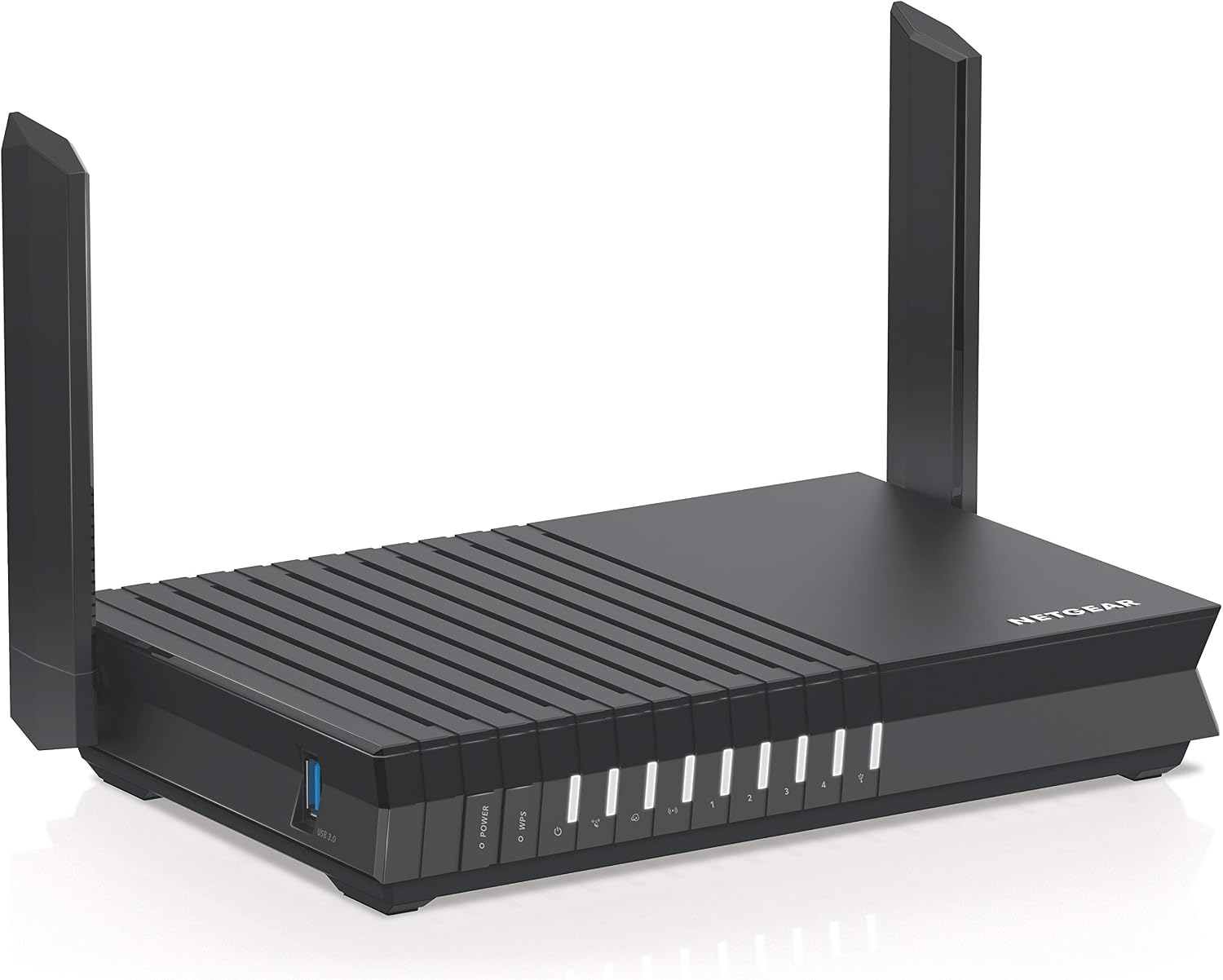 NETGEAR 4-Stream WiFi 6 Router (RAX15) - AX1800 Wireless Speed (Up to 1.8Gbps) | Up to 1500 sq ft Coverage & 20+ Devices | Ideal for iPhone 11, Samsung Galaxy S20