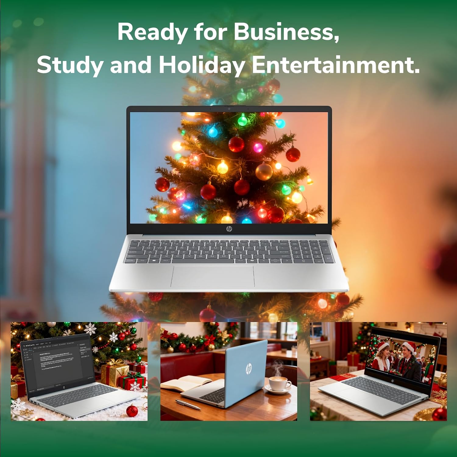 HP 15.6 Touchscreen Laptop Computer - Windows 11Pro, AI Copilot, 16GB RAM + 512GB SSD, 15.6'' FHD Anti-Glare Touchscreen (1920 x 1080), Intel 8 Core i3-N305, Intel UHD Graphics, WiFi-6, Moonlight Blue