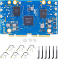 Banana Pi BPI-R4 NIC BE14 WiFi 7 Module for BPI-R4 Wireless Tri-Band WiFi Router Board OpenWRT, MediaTek MT7995AV CPU 32 bits RISC-V MCU, with 6X 2G/5G/6GHz WiFi Antenna (WiFi7 NIC Module)