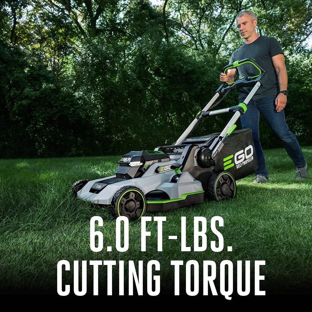 EGO Power+ Electric Lawn Mower, Self-Propelled Cordless with Touch Drive, Battery and Charger Not Included – LM2120SP