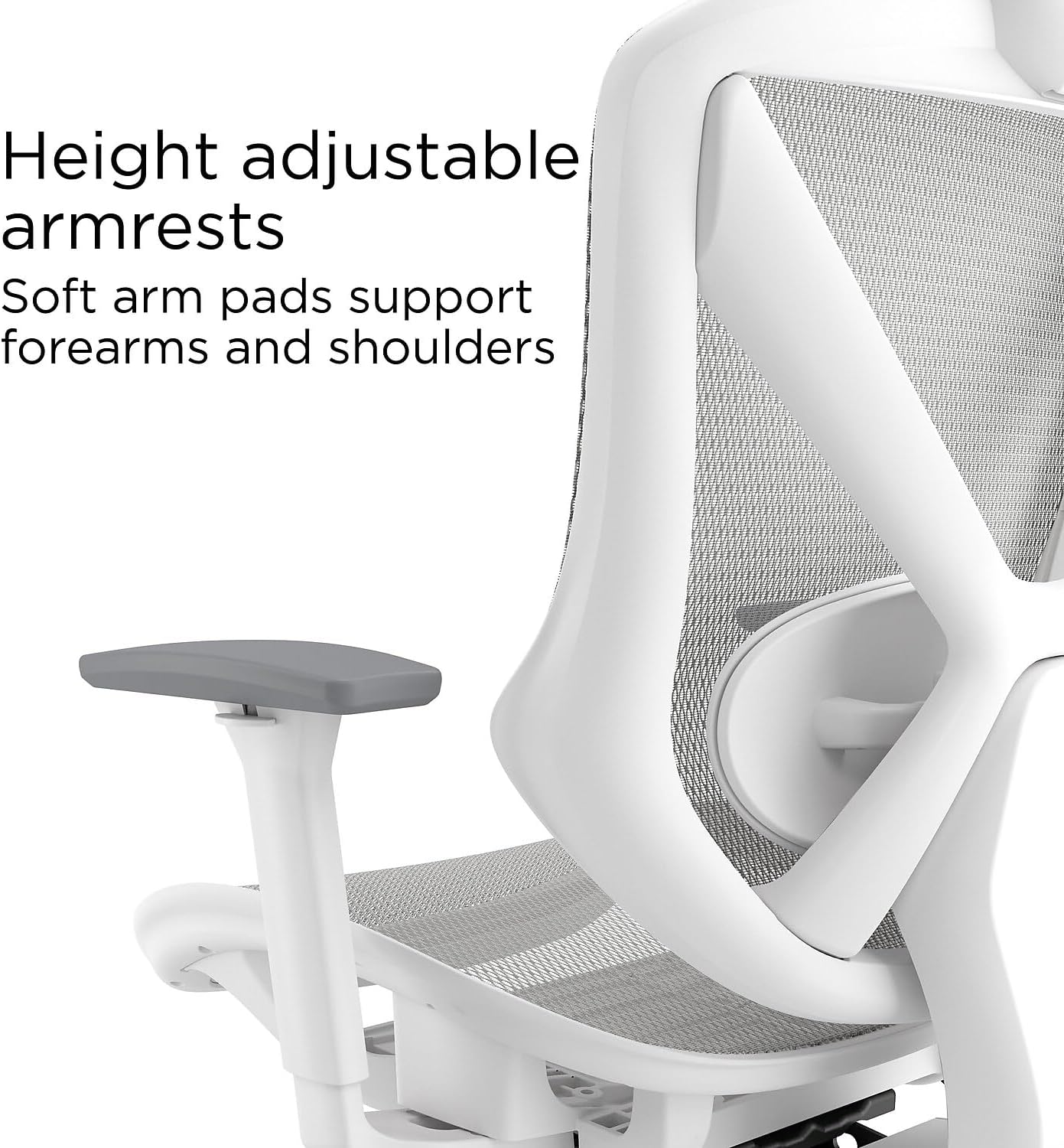 STAPLES Ergonomic Task Chair, Mesh, Ergonomic, Lumbar Support, Gray