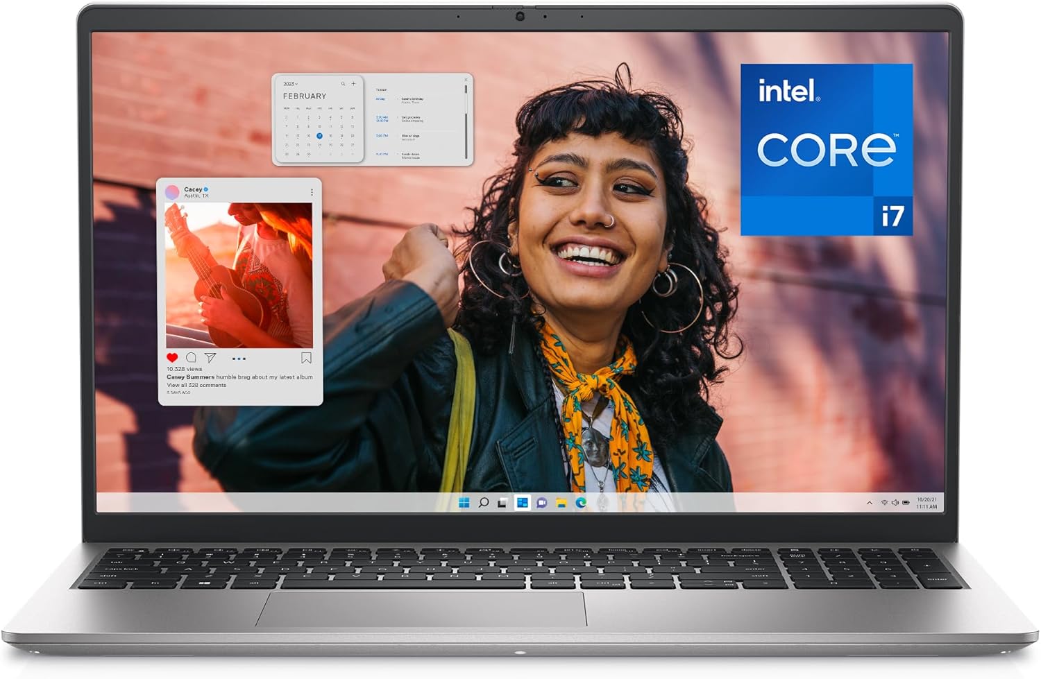 Dell Inspiron 15 3530 Laptop - 15.6-inch FHD (1920 x 1080) Touchscreen Display, Intel Core i7-1355U, 16GB DDR4 RAM, 1TB SSD, Intel Iris Xe Graphics, Windows 11 Home, 6-Months Migrate - Platinum Silver