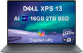Dell XPS 13 9345 Laptop, Copilot+ AI PC (13.4' FHD+ 120Hz, Snapdragon X Plus (> Intel i7-1355U), 16GB 8448MT/s RAM, 2TB SSD), Thin & Light, 27 Hours Battery Life, IR Webcam, Wi-Fi 7, Win 11 Pro