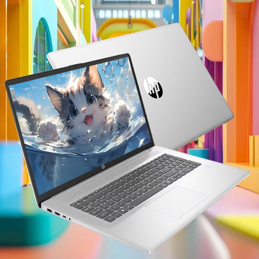 HP 2025 Copilot AI Laptop Computer for Business, 17.3' HD+ Touchscreen, Intel 10-Core i5-1334U (up to 4.6 GHz), 16GB RAM 256GB SSD, FP Reader, Windows 11 Home, Wi-Fi 6, Numeric Keypad, w/Accessory