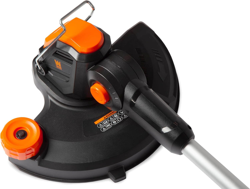 WEN 20V Max Cordless 15-Inch Lawn Mower and String Trimmer Combo Kit with 5Ah Battery and Charger (20VK2MLB)