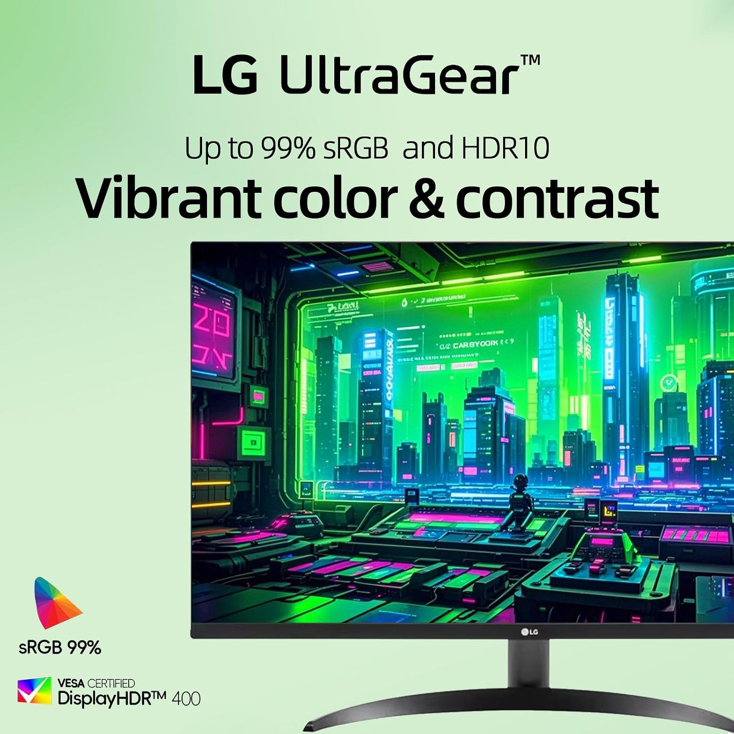 LG 32 inch Ultrafine 4K UHD (3840 x 2160) Computer Monitor, HDR10, 90% DCI-P3, Dynamic Action Sync, OnScreen Control, Built-in Speakers, Black Stabilizer, Flicker Safe, Tilt Adjustment
