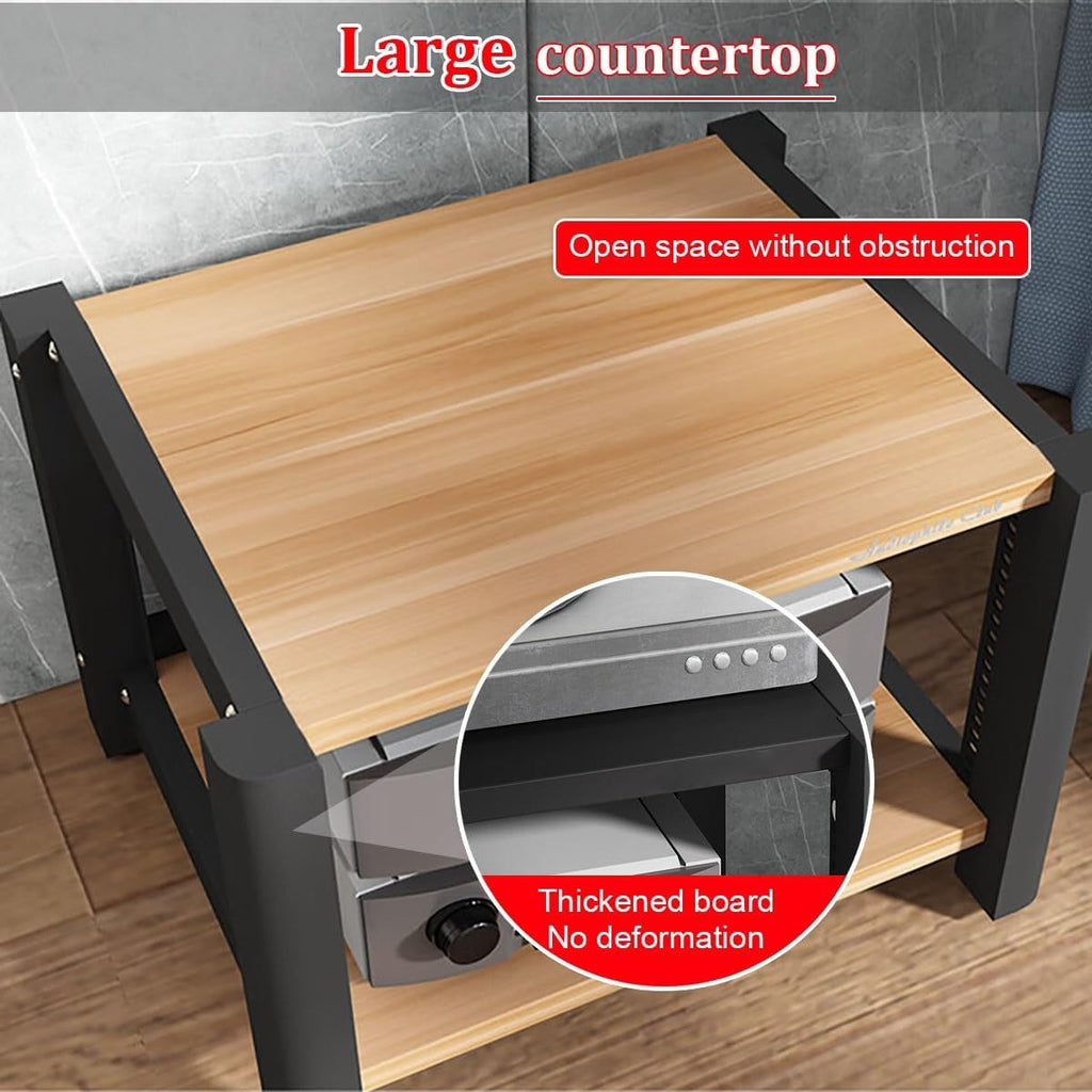 2/3/4/5 Tier Audio Cabinet Record Player Stand Audio Rack, AV Component Media Stand, Tower Player Stand, Home Stereo Rack System With Height-Adjustable Shelf, For DVD Players TV Box Game Console(Beige
