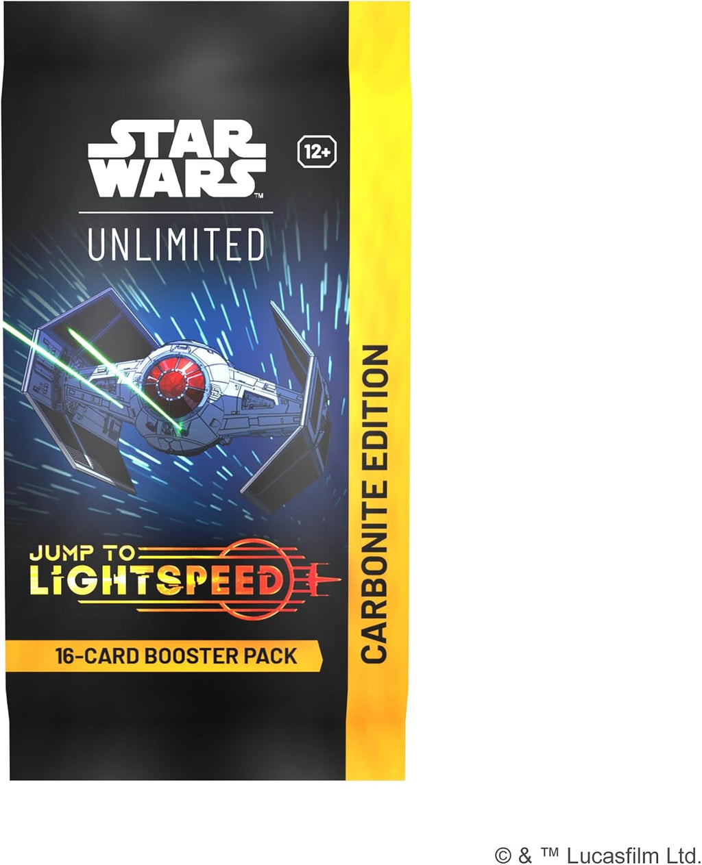 Star Wars: Unlimited TCG Jump to Lightspeed Carbonite Booster Display - 12 Packs, Exclusive Cards, Foils & Hyperspace Variants! Ages 12+, 2+ Players, 20 Min Playtime, Made by Fantasy Flight Games