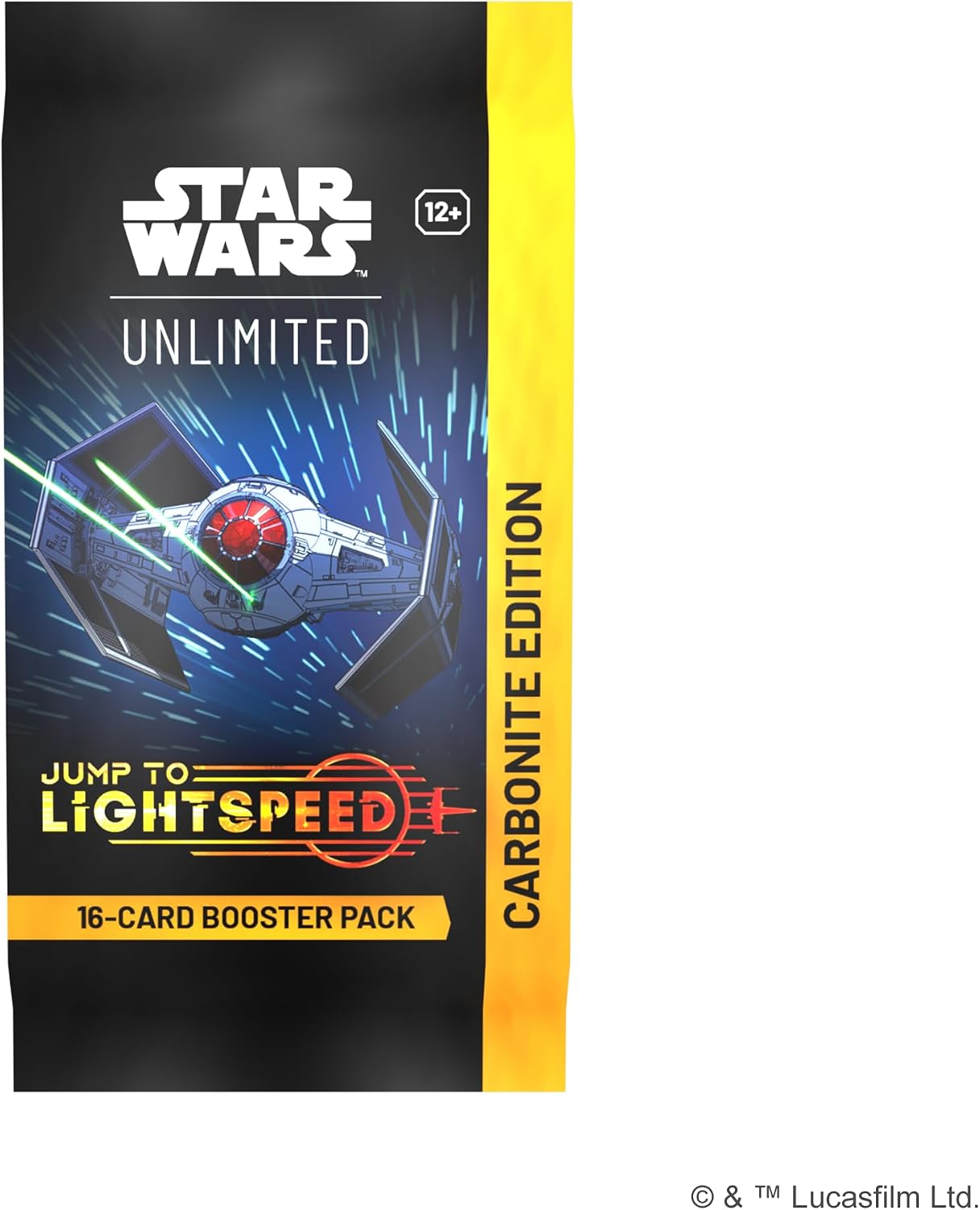 Star Wars: Unlimited TCG Jump to Lightspeed Carbonite Booster Display - 12 Packs, Exclusive Cards, Foils & Hyperspace Variants! Ages 12+, 2+ Players, 20 Min Playtime, Made by Fantasy Flight Games