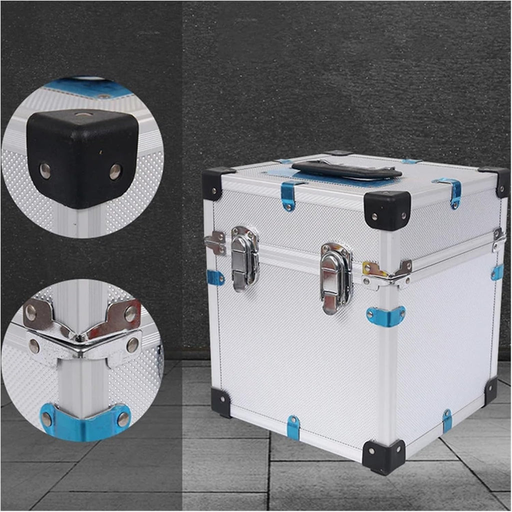 Tool Box Professional Box Tool Multifunctional Aluminum Alloy Portable Tool Box Organizing and Storing Parts Storage Box Waterproof Shockproof Sealed Tool Box Tool Storage