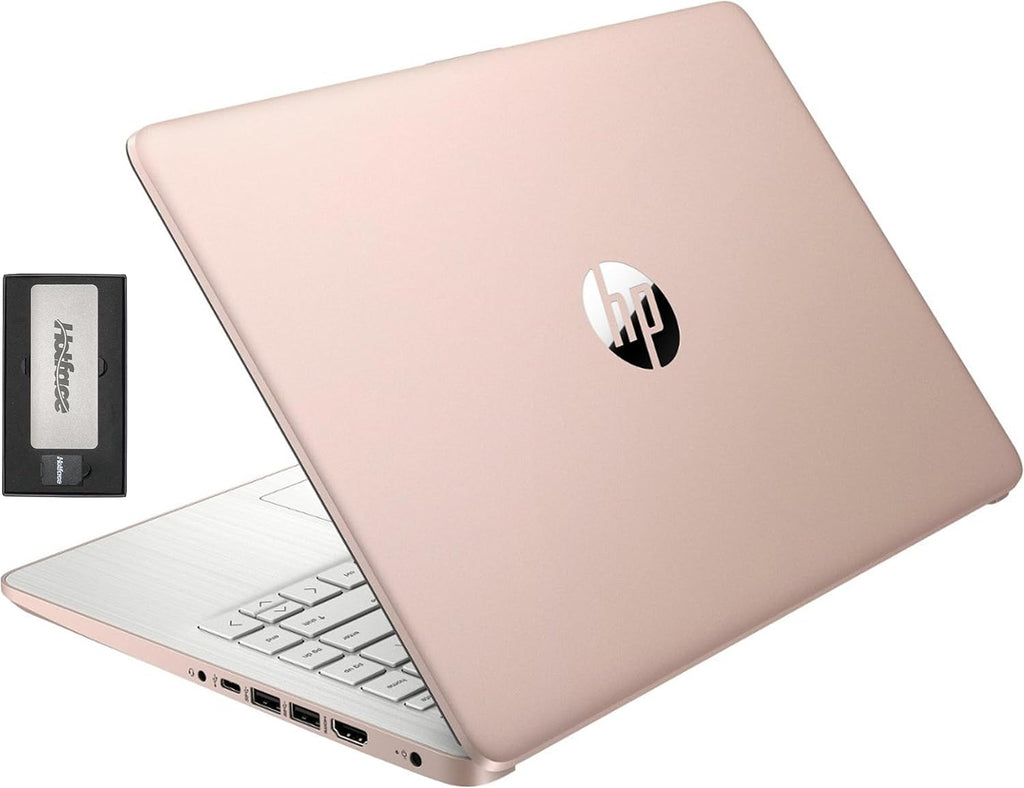 HP Stream 14' HD BrightView Laptop, Intel Processor N150, 8GB RAM, 128GB eMMC, Intel UHD Graphics, 720p Camera, Wi-Fi, 1 Year Office 365, Win 11 S, Gold