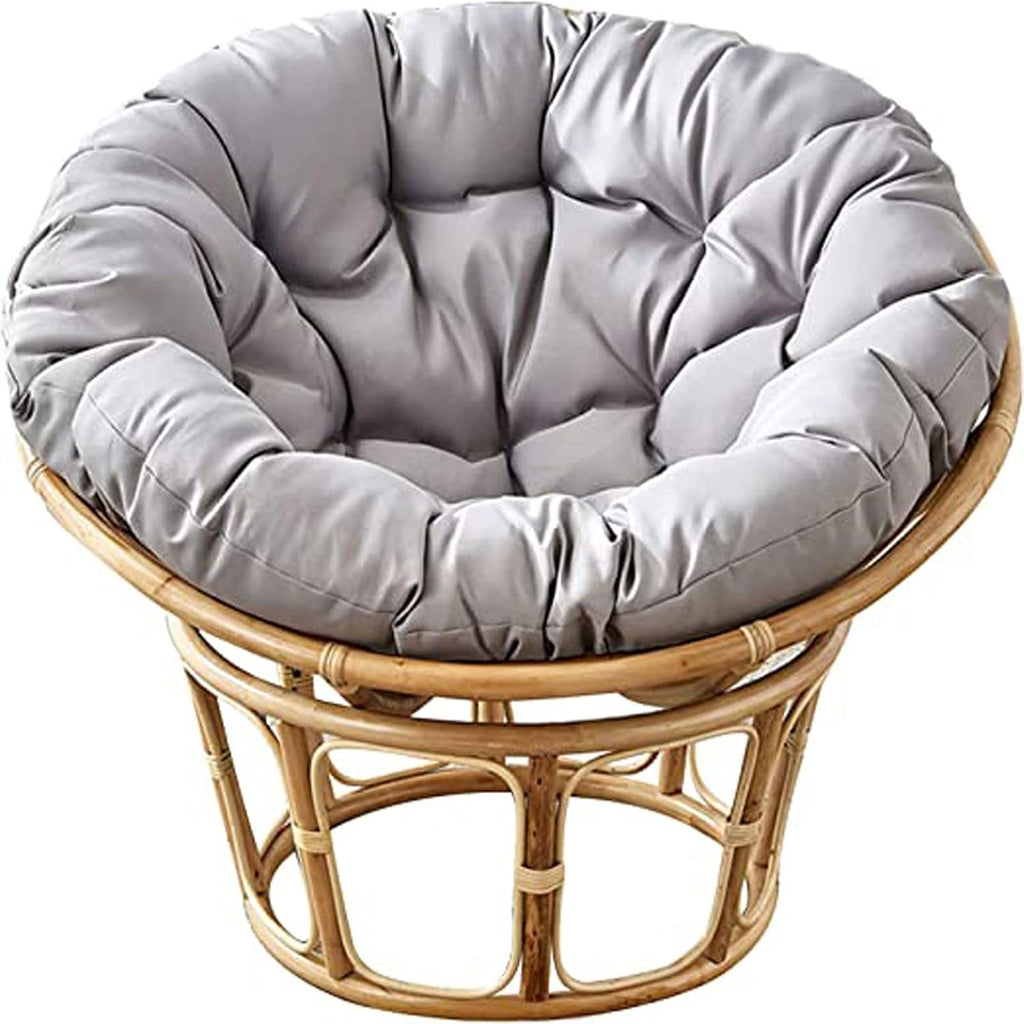 HUHJYUGE Outdoor Waterproof Egg Chair Pad 43x43in, Thickened Round Swing Chair Cushion, Hanging Basket Seat Cushion Thick Comfortable Washable, Suitable for Outdoor Garden Terrace