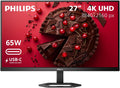 PHILIPS 27-inch 4K UHD (3840 x 2160) IPS Monitor, HDR 400, VESA, HDMI, VGA, USB-C, Adaptive Sync, 4 Year Warranty