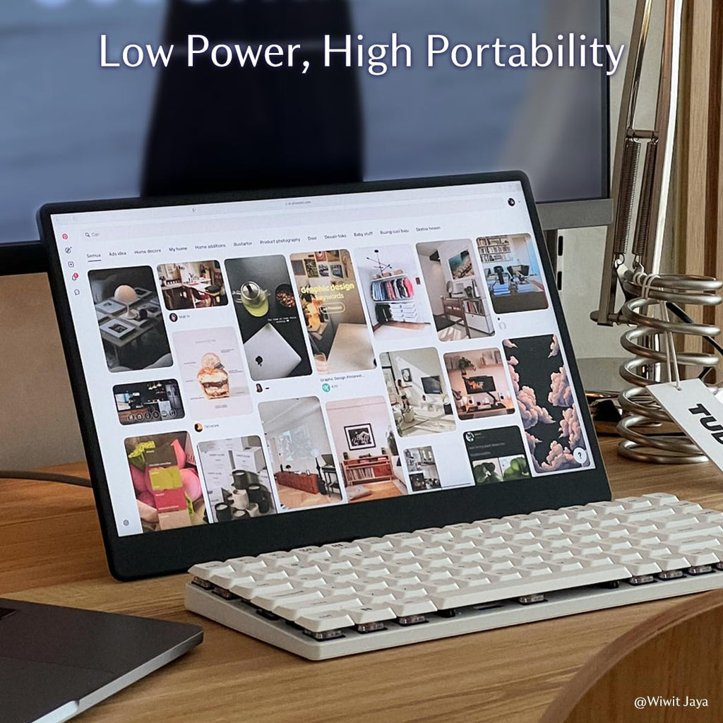 SOTSU FlipAction Go 14' Premium Portable Monitor | Full HD 1080p | 400 Nits | 100% sRGB | Robust yet Lightweight | Pivoting Landscape & Portrait Display | Tempered Glass Cover | USB-C & Mini HDMI | 5W