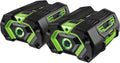 EGO Power+ Battery 56V, 5.0Ah, 2-Pack - BA2800T-2(Genuine EGO Battery / 100+ Compatible Tools)