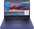 HP Portable Laptop, Student and Business, 14' HD Display, Intel Quad-Core N4120, 16GB DDR4 RAM, 64GB eMMC, 1 Year Office 365, Webcam, SD Card Reader, HDMI, Wi-Fi, Windows 11 Home, Blue, KKE Mousepad