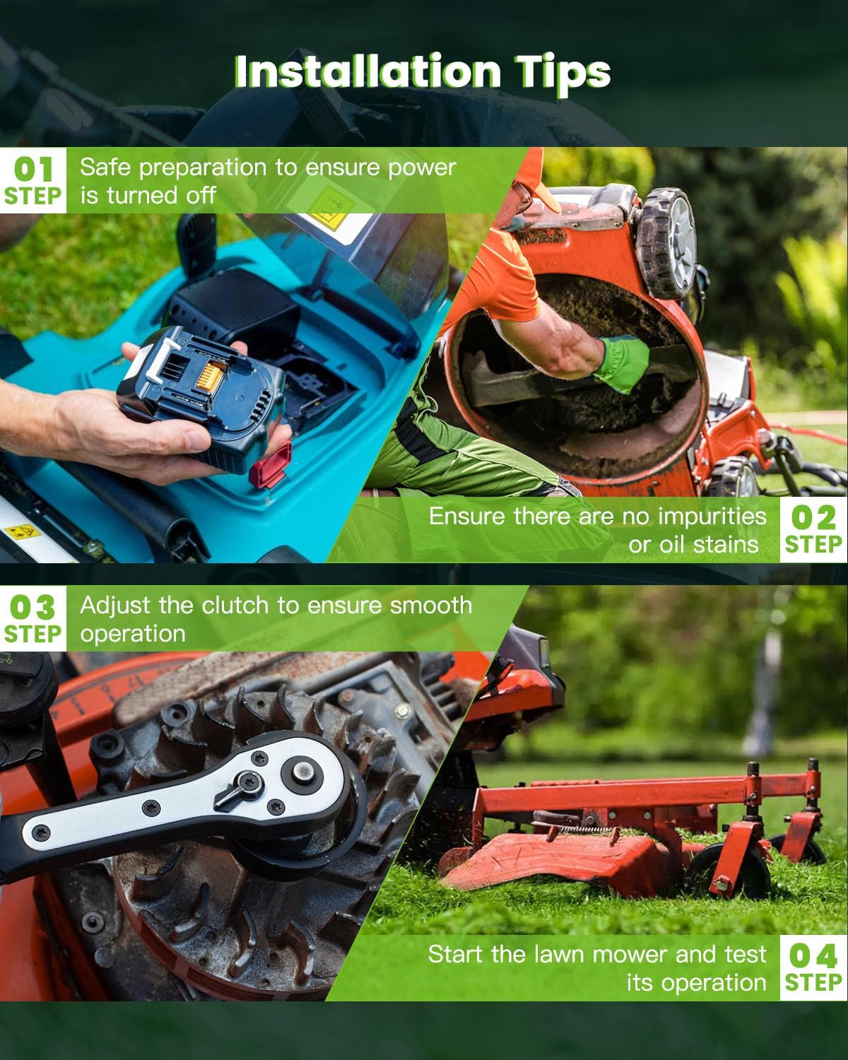 SCITOO New Electric Lawnmower, PTO Clutch Fit for Husqvarna 179335 414737 532179335 for Craftsman GTH2548 2648 2654 2752 264 for Xtreme X0169 532179335