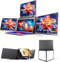 15.6' Laptop Screen Extender, Quad Monitor, FHD 1080P Portable Monitor, Laptop Extender Portable, Supports Laptops 13.6'- 17.3', Compatible with Windows 10/11 and MacOS M1/M2/M3