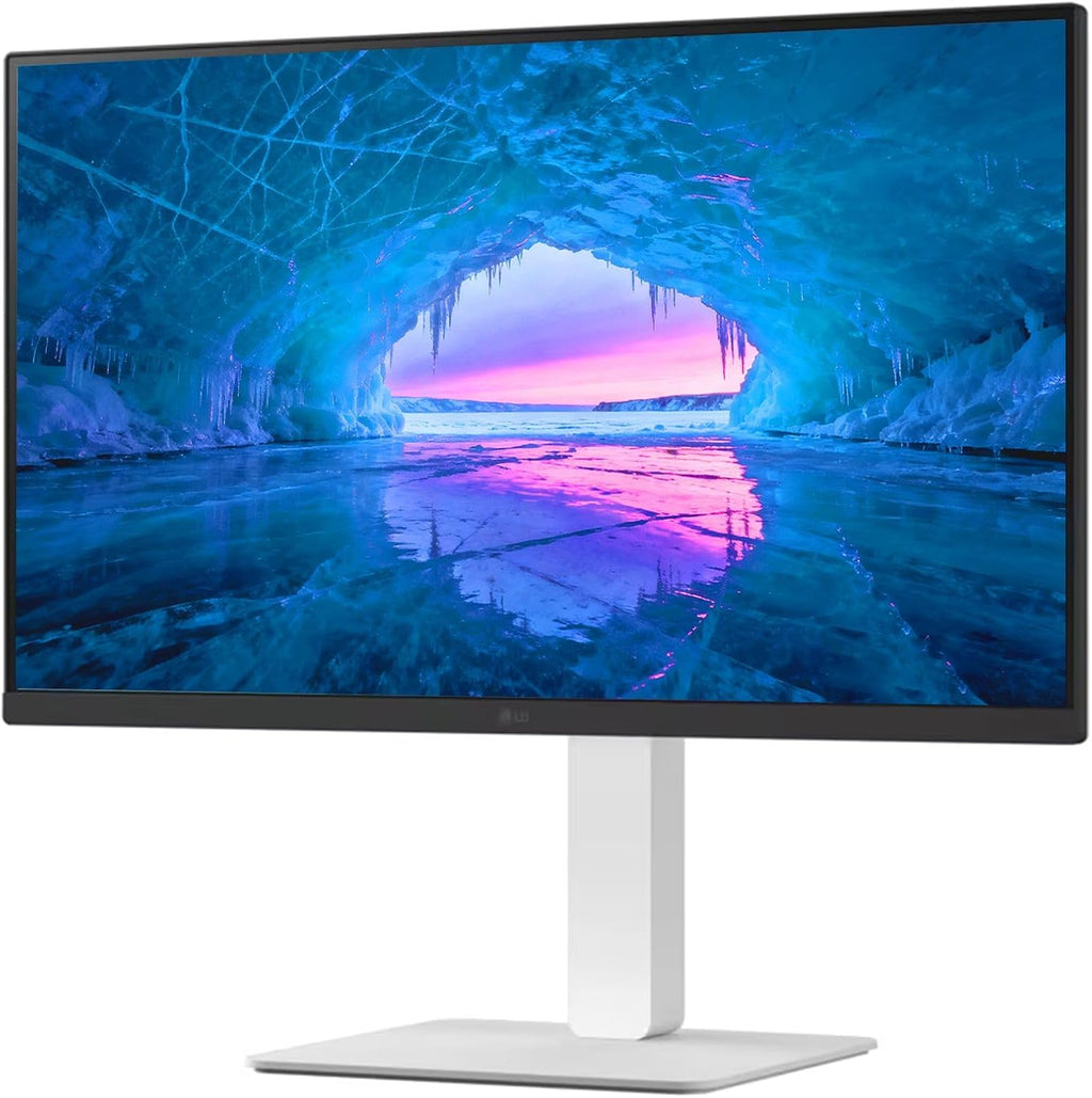 LG 27'Ultrafine UHD (3840 x 2160) 4K, IPS Monitor, HDR10, 90% DCI-P3, Dynamic Action Sync, Black Stabilizer & Flicker Safe, VESA Mountable, DisplayPort & HDMI, Tilt/Height/Swivel/Pivot Adjustable