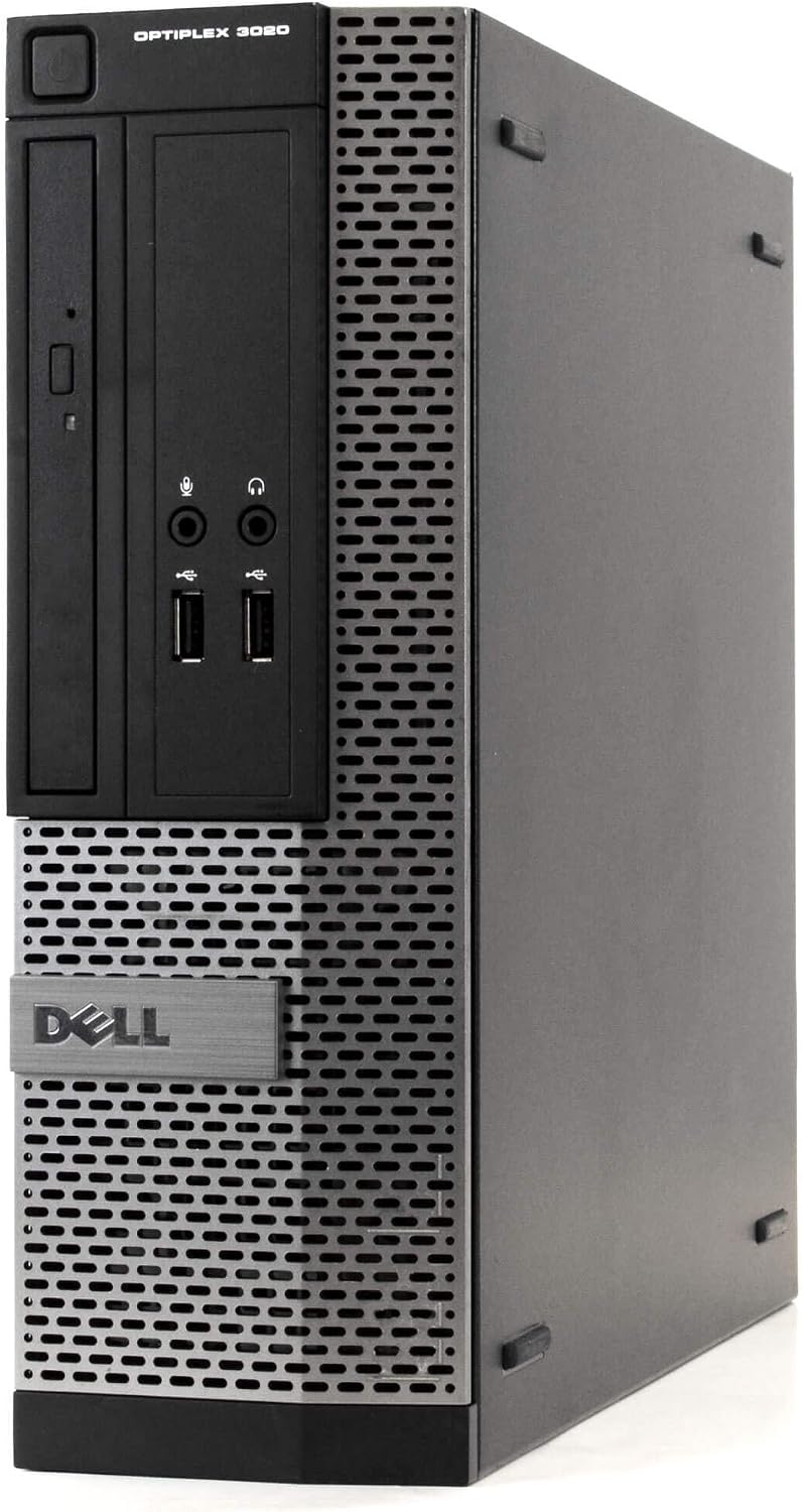 Dell Optiplex 3020 Small Desktop Computer (SFF) | Quad Core Intel i5 (3.20GHz) | 8GB DDR3 RAM | 500GB HDD Hard Disk Drive | Windows 11 Pro | 22in Monitor | RGB Mouse + Keyboard (Renewed)