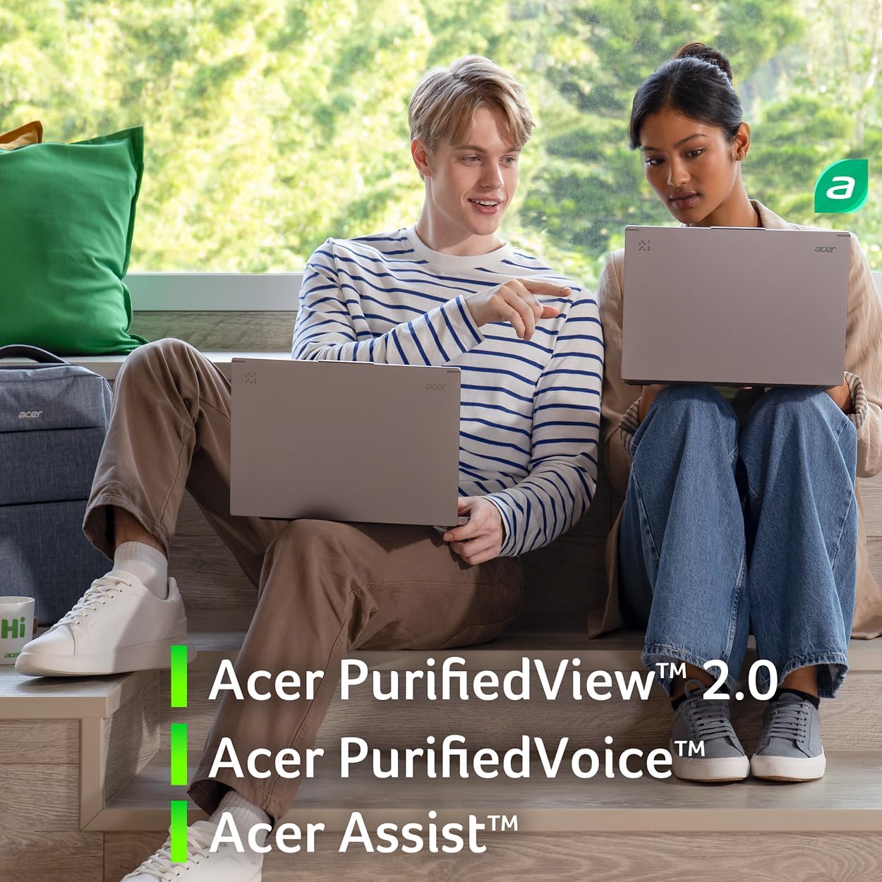acer Aspire 14 AI Copilot+ PC | 14' WUXGA Display | Intel Core Ultra 5 Processor 226V | NPU: Up to 40 Tops - GPU: Up to 53 Tops | Intel ARC 130V | 16GB LPDDR5X | 512GB SSD | Wi-Fi 6E | A14-52M-51S1