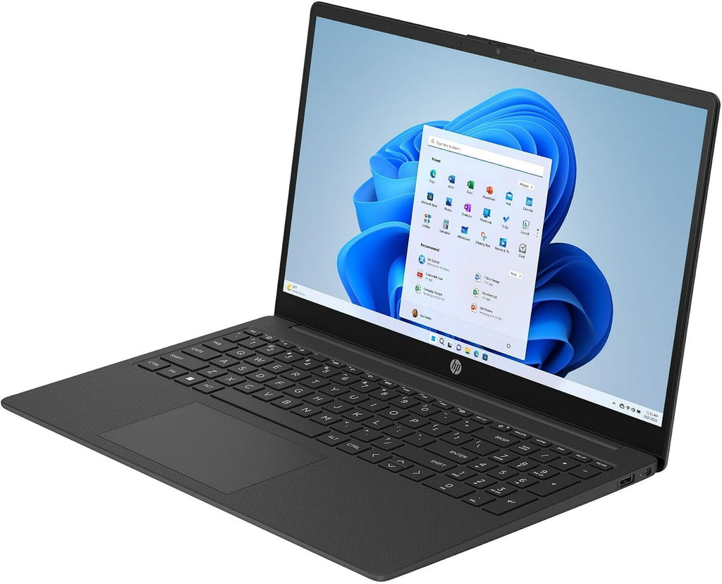 HP 15.6' HD Display Laptop | Intel Processor N200 | Intel UHD Graphics | Microsoft 365 Included | Black| 4GB RAM | 128GB SSD | Windows 11 S | Bundle with Wireless Mouse