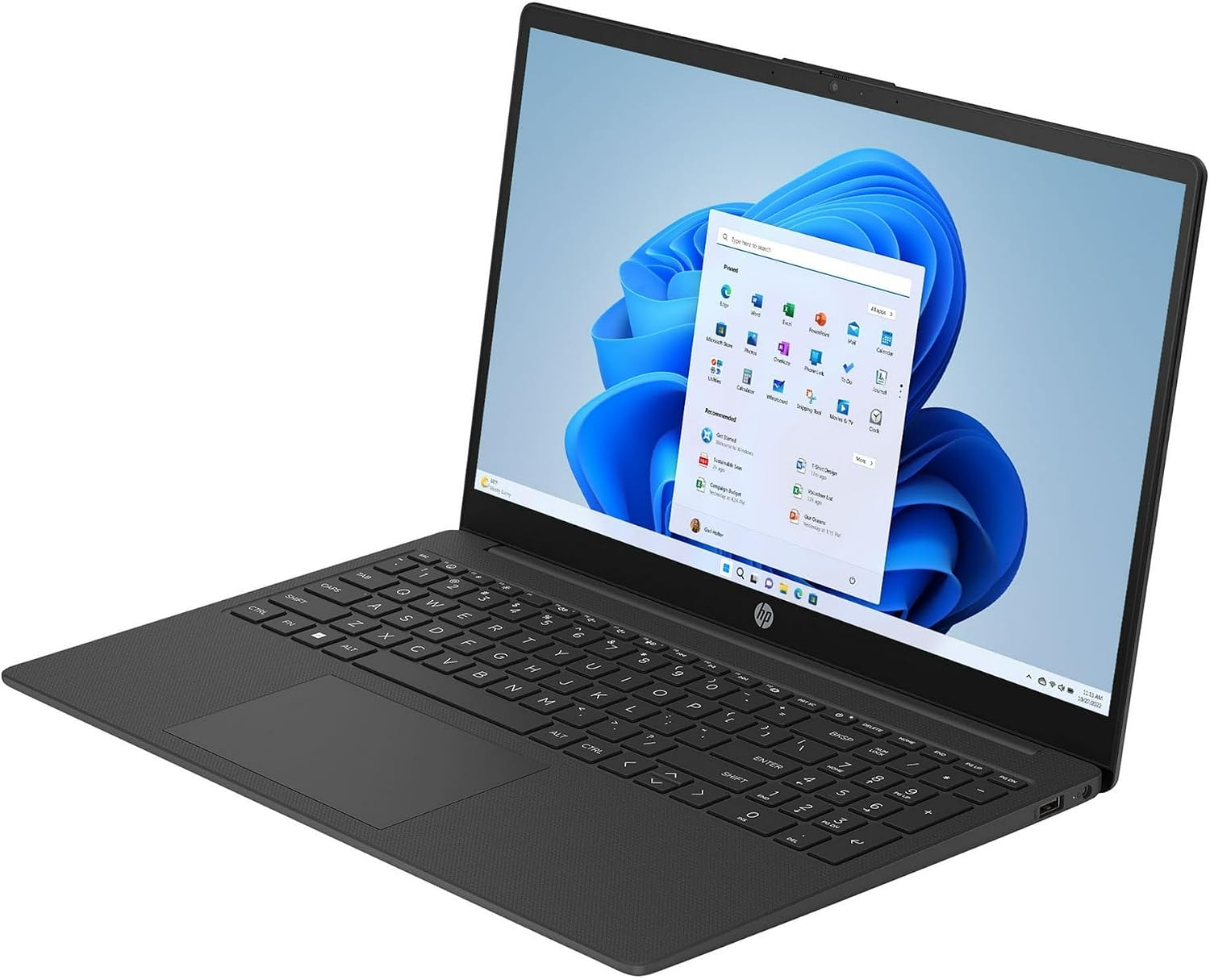 HP 15.6' HD Display Laptop | Intel Processor N200 | Intel UHD Graphics | Microsoft 365 Included | Black| 4GB RAM | 128GB SSD | Windows 11 S | Bundle with Wireless Mouse