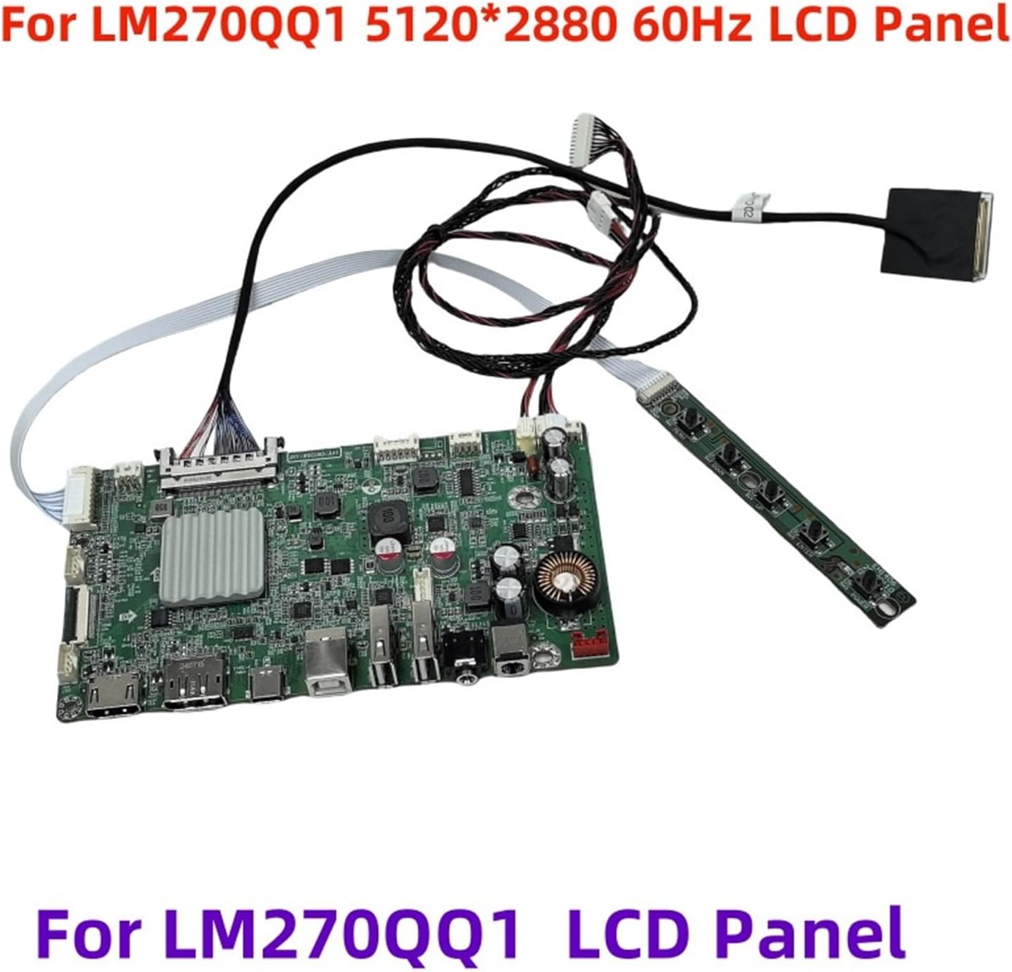 27 Inch 5K LCD Screen Controller HD LCD Monitor Driver Motherboard For A1419 A2115 LM270QQ1 LM270QQ2 5120 * 2880 LCD Panel(For LM270QQ2 LCD)