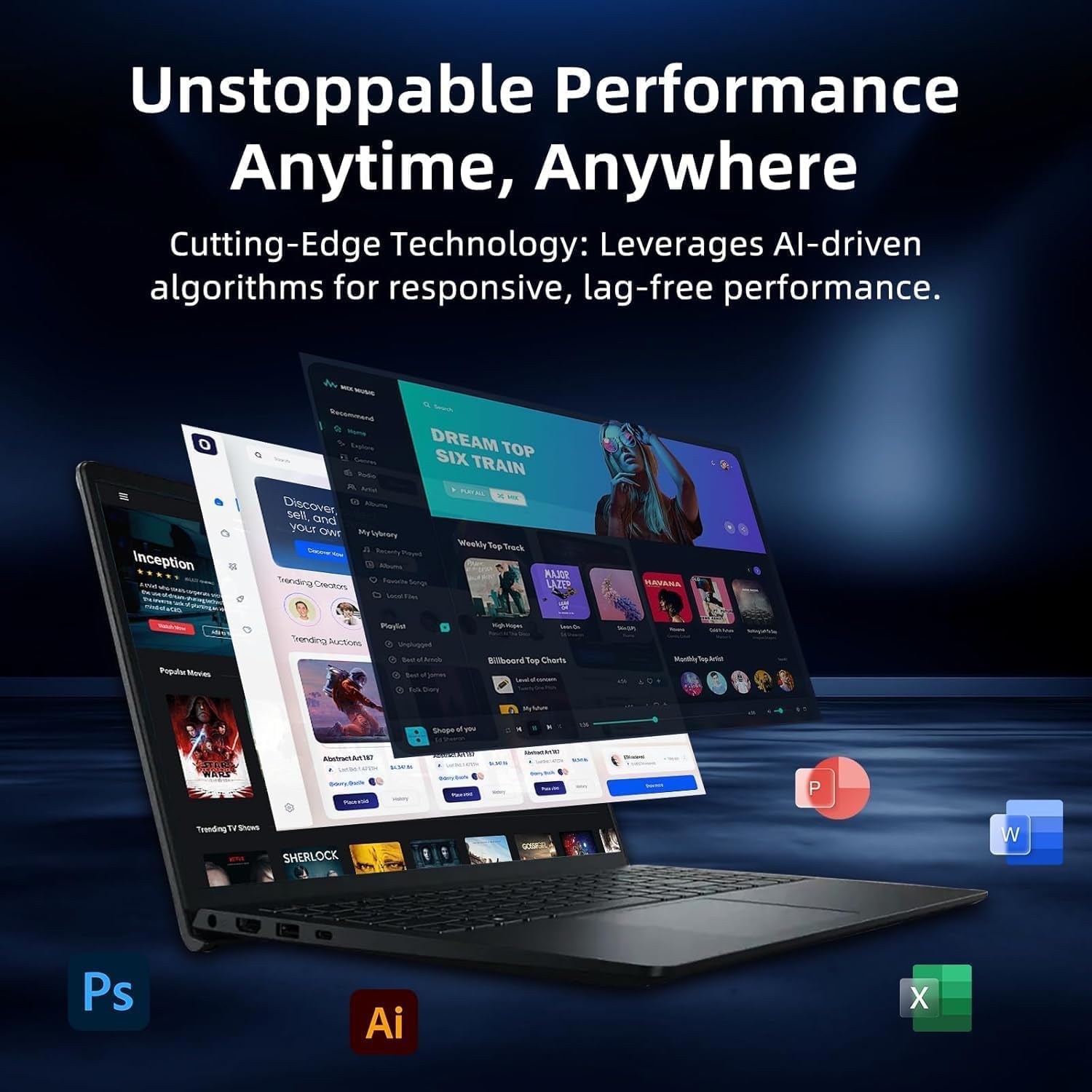 Dell 15.6' FHD Touchscreen Laptop Computer | AMD Ryzen 5 7530U CPU | 32GB RAM | 1TB Storage (512GB PCIe SSD + 512GB External) | Long Battery Life | WOWPC Bundle | Windows 11 with Microsoft Office