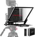 NEEWER Teleprompter X17 II with RT113 Remote/APP Control, 17' HD Beamsplitter All Metal Frame Upgraded Camera Mount QR Plate Compatible with Manfrotto 501PL iPad iPhone, Max Load 44.1Ib, Assembly Free