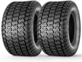 MaxAuto 24x12.00-12 Turf Lawn Mower Golf Cart Tractor Tires 4Ply P332 Tubeless, Set of 2