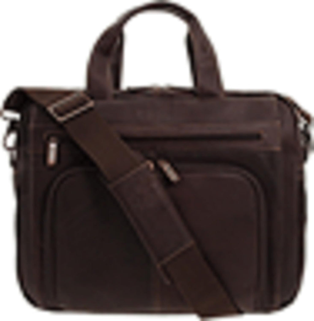 Kenneth Cole REACTION 'Out of the Bag' Manhattan Colombian Leather 15.6' Laptop Briefcase Travel Business Case Bag