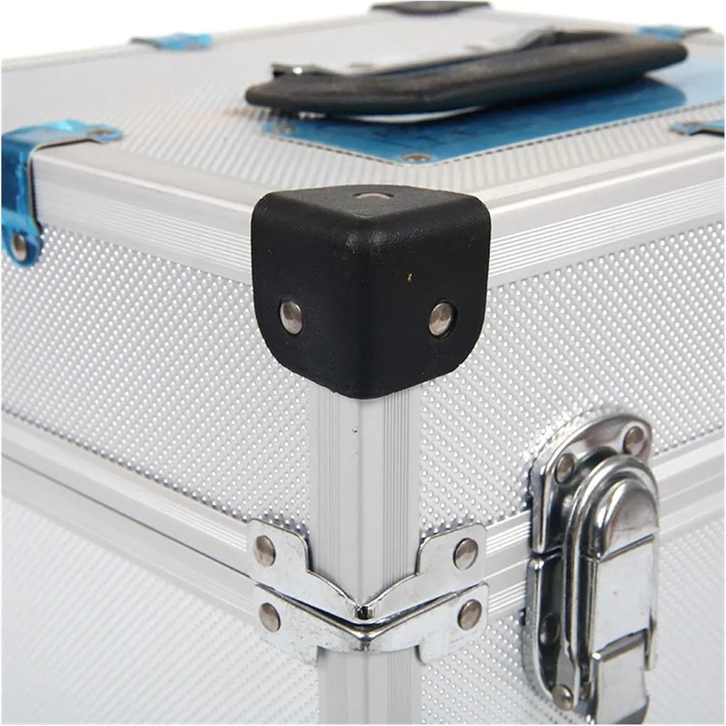 Tool Box Professional Box Tool Multifunctional Aluminum Alloy Portable Tool Box Organizing and Storing Parts Storage Box Waterproof Shockproof Sealed Tool Box Tool Storage