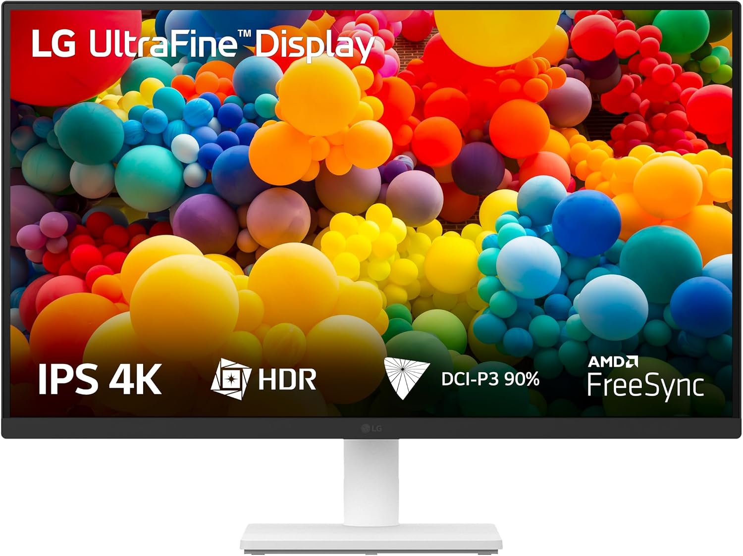LG 27US500-W computer monitor 68.6 cm (27') 3840 x 2160 pixels 4K Ultra HD LCD White