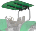 Green Tractor Canopy for ROPS 53-3/8' x 53-3/8' – Sunshade Roof for Lawn Mowers, Heavy-Duty Mounting Brackets, Non-Fading High-Density Thermoplastic (Adds About 4' to Tractor Height)