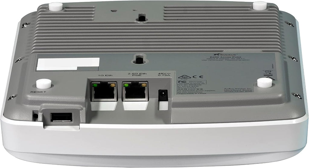 Ruckus Wireless 901-R650-US00 R650 Dual-band Wrls 802.11ax Wireless Access Point