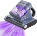 Candy Mattress Vacuum Cleaner, 16Kpa Bed Vacuum Cleaner with UV-C Light, 140°F Heat, 4 Level HEPA Filter & Ultrasonic, Versatile Handheld Vacuums for Bed, Sofa, Couch, Crib(Corded, 650W)