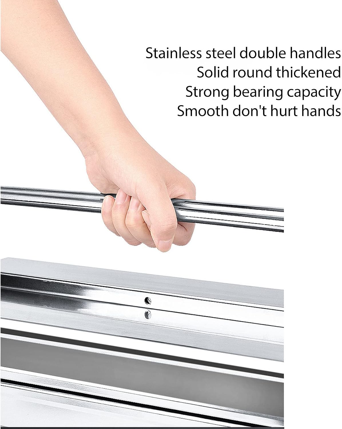Metal Tool Box, 3-Layer 5-Tray Cantilever Tool Box Stainless Steel Portable Folding Auto Maintenance Storage Organizer Cantilever Toolbox for Garage Trunk(460 x 210 x 200mm)